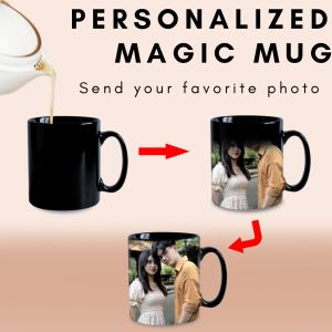 Personalized MAGIC MUG | Heat Changing Coffee Mug | Gift Ideas Souvenir Personal Use Corporate Giveaways