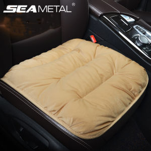Winter Car Seat Covers Short Plush Seat Cushion Breathable Front Seat