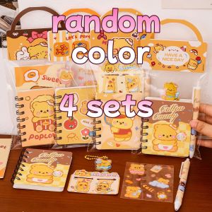Kawaii Capybara Stationery Set Cartoon Cute Handbag Stationery Set Office Supplies Student Stationery Birthday Gifts