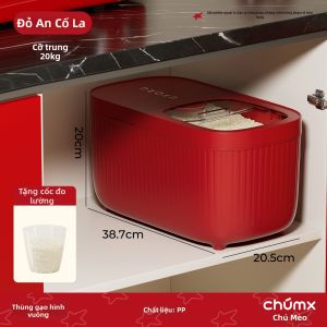 CHUMX | Hộp Bảo Quản Gạo Chống Muỗi và Chống Ẩm