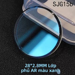 Mặt Đồng Hồ Bằng Kính Sapphire Chamfer Lớn 28mm X 28mm Màu xanh/Đỏ/Trong suốt/Không Có Lớp Phủ AR Cho SKX013 SKX015 Bộ Phận Thay Thế Đồng Hồ Mod