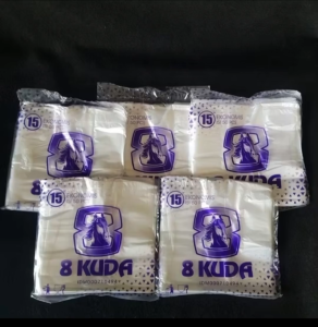 ISI 50pcs Kantong Plastik Ekonomis Bening /Plastik Kresek Bening 8 kuda uk 15