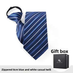 No-Tie Zip-Up Mens Formal Business Shirt