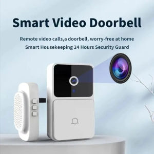 WIFI Video Doorbell Camera Wireless Night Vision Smart Home Security HD Door Bell TIntercom Voice