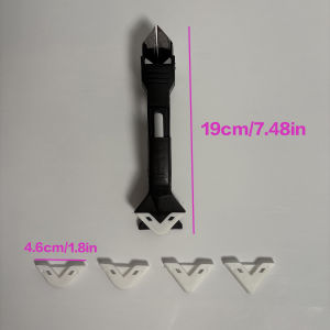 5 In 1 Caulk Remover Tools Kit Grout Removal Tool Sealant Finishing Tool Glue Angle Scraper Tool For Window And Sink Renovations