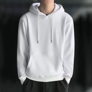 Mens and Womens Solid Color Pocket Hoodies Sports Fitness Sweatshirts Fashionable Casual Pullovers Multi Color
