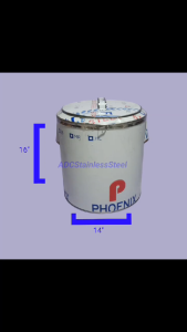 16Inches/25Liters Double Walling Stainless Palamigan with free Sandok