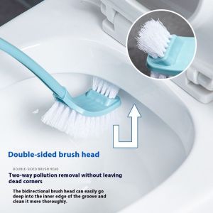 Vintlook Ergonomic tay cầm dài bàn chải bồn cầu cho dễ dàng vệ sinh và Comfort