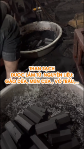 Than Nướng BBQ - Than Nướng Thịt Nhiệt Cao Lâu Tàn- Than Gáo Dừa không Khói - Thanh Ngân Store