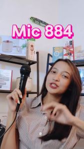 ADVANCE - Mic Karaoke Kabel 3 Meter Kabel Microphone profesional (MIC-884) Garansi 1Tahun & Free Ongkir