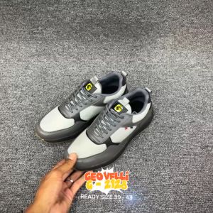 GVL Geovelli 2128 Girlize Grey | Sepatu Sneakers Pria Abu Natural Kasual Olahraga Running Lari