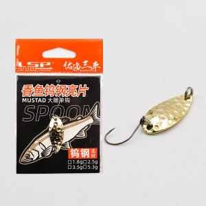 Mồi Câu Giả LSP Spoon Assist Hook 1.8g-5.3g Mồi Cứng Kim Loại Paillette Dành Cho Câu Cá Biển Sông Hồ Bãi Biển