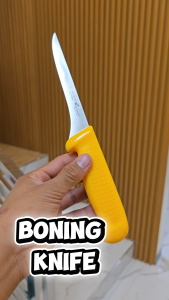 Boning Knife Stainless Steel Professional Butcher Knife Flexible Blade for Meat Fish Poultry & Bone