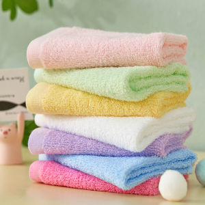 10 Pack Bamboo Fiber Face Towel Baby Bamboo Charcoal Square Small Tower Face Wash Bath Face Towel Small Tower Better than Cotton