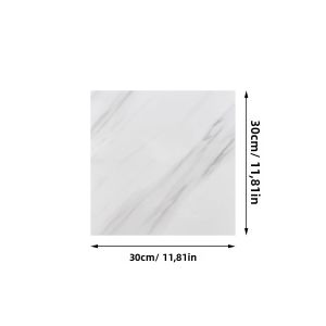 Miếng Dán Tường Giả Đá Cẩm Thạch Tự Dính DIY 30x30CM Tấm PVC Tự Dính Phong Cách Châu Âu Trang Trí Nhà Cửa