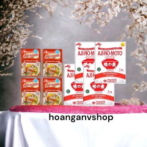 Bột Ngọt Ajinomoto 1kg Hạt Nhỏ ( Combo 4gói ) - Tặng 4 gói Hạt Nêm Aji Ngon 55g