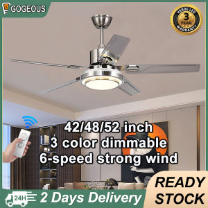 Gorgeous Ceiling Fan with Light: Nordic Modern Design & Powerful DC Motor