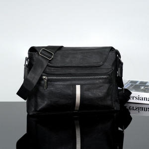 SHIPAILUO | Mens Genuine Leather Crossbody Bag
