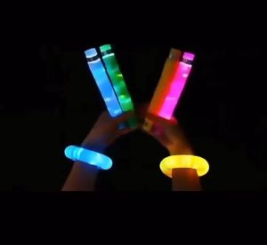 LED Pop Tubes Toy Sensory Toy Colorful Telescopic Pop Tube Toy Stress Relieve Toys Light Up Bellows