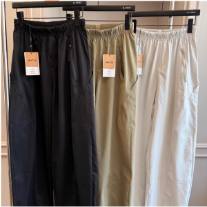 Couples Style Casual Pants Mens Womens Big Pockets Quick Dry Workwear Loose Fit mid High Waist Other Material Leisure Trousers