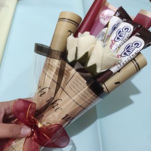 Buket garry wafer hadiah kado murah valentine