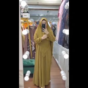 BISA COD || ALISHA MUSLIM FASHION AURA SYARI BY ARSYAKAYLA NEW ARRIVAL GAMIS CERUTY ARSYAKAYLA TERBARU