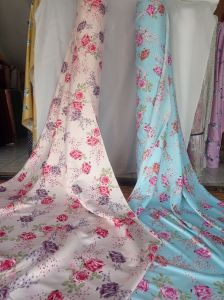 Kain Silk Satin Braidal Motif Kualitas Premium Harga Setengah Meter