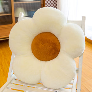 Cute Flower Seat Cushion Tatami Mat Office Sitting Pad Car Use Assorted Colors Modern Simple Style Plush Material Home Decor
