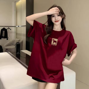 SUSHOUWANGE | Lunar Year Horse Limited Red Short Sleeve Womens T-Shirt
