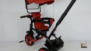 Sepeda Anak Roda Tiga Tricycle PMB IORA T10 Stroller T 10 Canopy Lampu Musik T-10