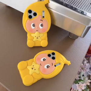 3D Cartoon Star Shaped Silicone Phone Case for iPhone 13 14 15 16 17 Pro Max Casing Soft Silicone Cover for iPhone 17 Case