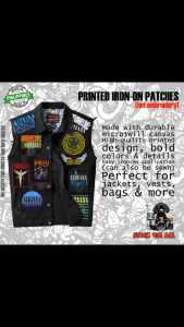 NIRVANA II -inspired Printed Iron-On DIY Patches for Jacket Decoration. Features 2026 patches with band logos and album art. Suitable for customizing denim jackets. Ideal for rock music enthusiasts.