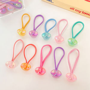 ยางรัดผมสำหรับเด็กมูลค่าสูงไม่ทำร้ายเส้นผมยางรัดผมสไตล์เกาหลีสำหรับลูกน้อยปลอกหนังแบบใหม่สำหรับเด็กหญิงเครื่องประดับศีรษะ