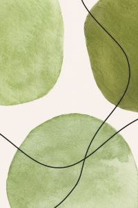 Minimalist Face Botanical Leaf Geometric Shapes Gallery Wall Art Boho Neutral Living Room Dining Room Modern Home Decor Gift