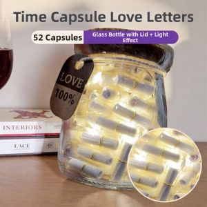 Wish & Confession Gift Bottle with Love Letter and Lucky Stars
