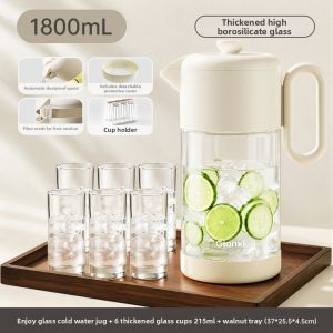 GIANXI | High-Temperature Resistant Refrigerated Tea Pot Large Capacity
