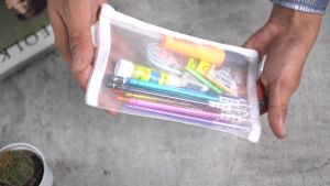 Tempat Pensil Sekolah Kuliah Pencil Case Kano Pouch Alat Tulis Kantor Kotak Box Pensil Pulpen