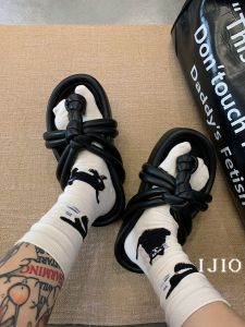 Tất Cotton Lót Giữa Mùa Cho Cặp Đôi Họa Tiết Sọc Nhiều Màu Sắc Phong Cách Nhật Bản Cho Nam Và Nữ