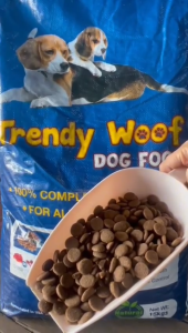 TRENDY WOOF DOG FOOD 15KG / TRENDY WOOF DOG FOOD COMBO SET / Makanan Anjing Kering TRENDY WOOF 15KG