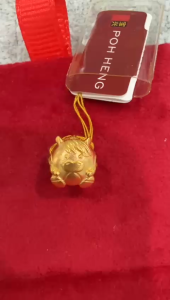 Poh Heng Jewellery 22K Guardians Of Fortune Horse Charm in Yellow Gold [Price By Weight]