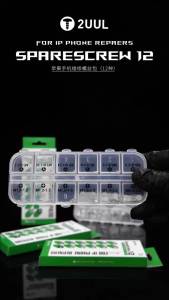 2UUL SC22 SpareScrew12 Screws for iP Repairs Rust-Resistant Anti-Stripping for Phones Disassembly Repairs Screws