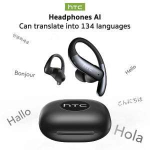 Auriculares Traductor DeIdioma 2026 HTC NE63 AI Translation Real-Time 135 Languages Surround Sound Comfort Fit Sport Game Choice