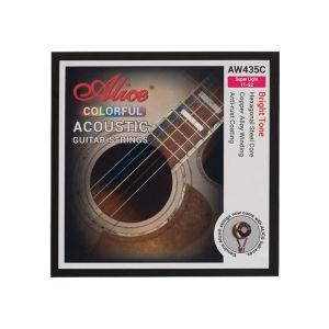 Alice AW435C Colored Acoustic Guitar Strings Copper Alloy Wound Steel String Guitar Accessorie