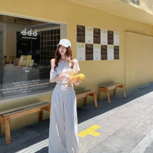 Dopamine Lycell High Waist Flared Trousers