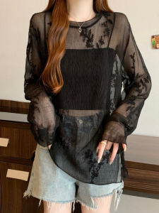 AIYITI | Áo Chiffon Chống Nắng Dạng Rộng Che Bụng Size Lớn