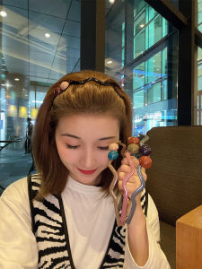 Korean Wave Hairpin Headband Womens Face Wash Cute Non-Slip Toothed Headband Hair Fixer Thin Hair Tie Headdress Hairband