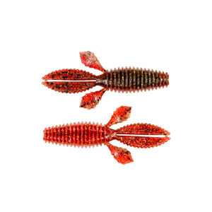 Mồi Nhẹ TRD BUGZ Drag Tail Tôm Jig Texas Rig Đen Pit Competition