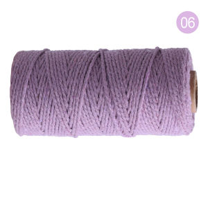 Dây Thừng Macrame 100m 2mm 100% Cotton Nhiều Màu Sắc Thân Thiện Với Môi Trường Dùng Làm Đồ Thủ Công DIY Cho Trang Trí Tiệc Cưới Đồ Gia Dụng Thủ Công Mỹ Nghệ