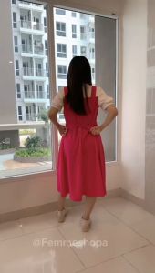 FEMMESHOPA- DRESS KEKINIAN / DRESS NATAL / DRESS MURAH / DRESS JUMBO - FN DRESS VESTY