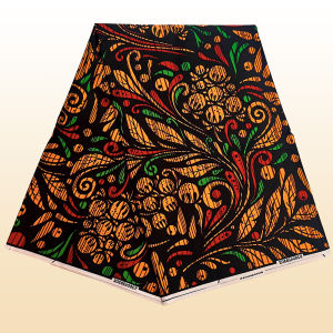 6 หลาอังการาผ้าขี้ผึ้ง 2025 คุณภาพสูงขี้ผึ้งแอฟริกันพิมพ์ผ้าแอฟริกันรับประกัน Veritable Real Wax